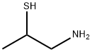 1-aminopropane-2-thiol Structure