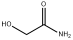 2-ヒドロキシアセトアミド 化学構造式