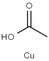 醋酸亚铜, 598-54-9, 结构式