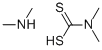 N,N-二甲基二硫代氨基甲酸二甲铵盐, 598-64-1, 结构式