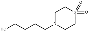 4-(4-HYDROXYBUTYL)THIOMORPHOLINE 1,1-DIOXIDE Structure