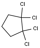 tetrachlorocyclopentane Struktur