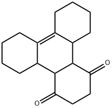 2,3,4a,4b,5,6,7,8,9,10,11,12,12a,12b-Tetradecahydro-1,4-triphenylenedione 结构式