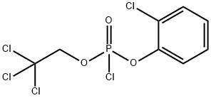 ホスホロクロリド酸2-クロロフェニル(2,2,2-トリクロロエチル) 化学構造式