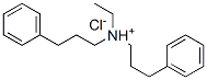 ethylbis(3-phenylpropyl)ammonium chloride Structure
