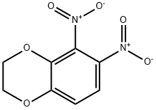 5,6-Dinitro-2,3-dihydro-1,4-benzodioxine Struktur