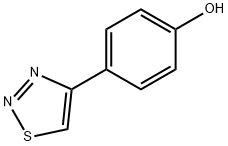 4-(1,2,3-THIADIAZOL-4-YL)PHENOL Struktur