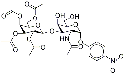 p-Nitrophenyl 2-Acetamido-2-deoxy-3-O-(2,3,4,6-tetra-O-acetyl-β-D-
galactopyranosyl)-α-D-galactopyranoside Structure