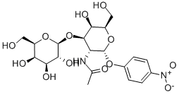 Galβ(1-3)GalNAc-α-pNP 化学構造式