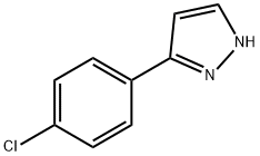 3-(4-氯苯基)-1H-吡唑, 59843-58-2, 结构式