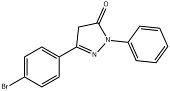 5-(4-溴苯基)-2,4-二氢-2-苯基-3H-吡唑-3-酮, 59848-48-5, 结构式