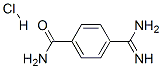 4-脒基苯甲酰胺盐酸盐, 59855-11-7, 结构式
