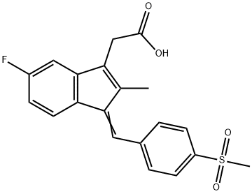 SULINDAC SULFONE Structure