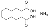 ドデカン二酸アンモニウム 化学構造式