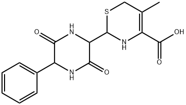 Cephalexin Diketopiperazine 化学構造式