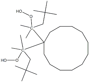 1,1-ビス(1,1-ジメチルエチルペルオキシ)シクロドデカン 化学構造式