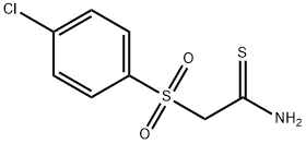2-[(4-氯苯基)磺酰]硫代乙酰胺, 59865-87-1, 结构式
