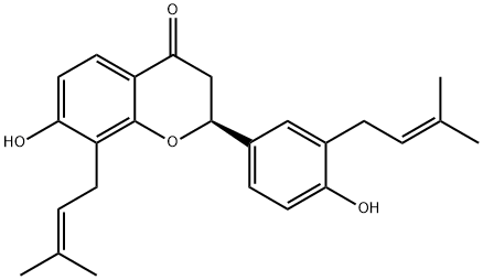 光甘草酚,59870-65-4,结构式