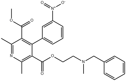 2-(N-benzyl-N-methylamino)ethyl methyl 2,6-dimethyl-4-(3-nitrophenyl)-3,5-pyridinedicarboxylate