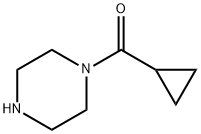 1-(CYCLOPROPANECARBONYL)PIPERAZINE  97 Structure