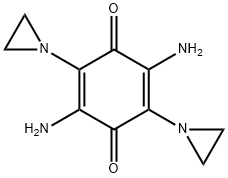 3,6-Diamino-2,5-bis(1-aziridinyl)-1,4-benzoquinone Structure