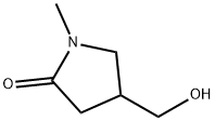 4-(ヒドロキシメチル)-1-メチルピロリジン-2-オン 化学構造式