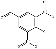 4-氯-3,5-二硝基苯甲醛, 59893-50-4, 结构式