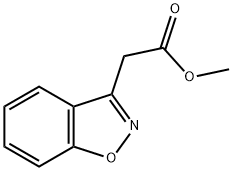 2-(1,2-ベンズイソオキサゾール-3-イル)酢酸メチル 化学構造式