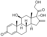 泼尼立定, 599-33-7, 结构式