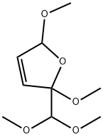 2-(二甲氧基甲基)-2,5-二甲氧基-2,5-二氢呋喃 结构式
