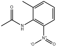 N-(2-甲基-6-硝基苯基)-乙酰胺 结构式