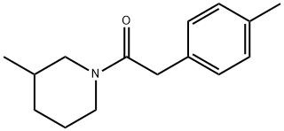 Piperidine, 3-methyl-1-[(4-methylphenyl)acetyl]- (9CI),599161-75-8,结构式