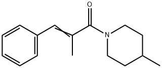 Piperidine, 4-methyl-1-(2-methyl-1-oxo-3-phenyl-2-propenyl)- (9CI),599188-36-0,结构式