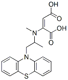 10-[2-(dimethylamino)propyl]phenothiazine maleate Structure