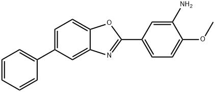 3'-AMINO-4'-METHOXY-PHENYL-2-(P-PHENYL)-BENZOXAZOLE,599201-51-1,结构式