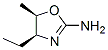 2-Oxazolamine,4-ethyl-4,5-dihydro-5-methyl-,(4S,5R)-(9CI) 化学構造式