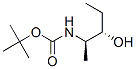 Carbamic acid, [(1R,2S)-2-hydroxy-1-methylbutyl]-, 1,1-dimethylethyl ester Struktur