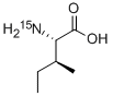 L-异亮氨酸-15N, 59935-30-7, 结构式