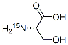 L-セリン-15N 化学構造式