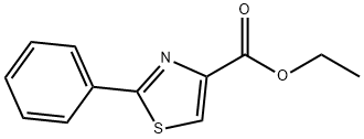2-苯基噻唑-4-甲酸乙酯, 59937-01-8, 结构式