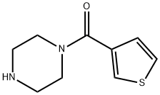 Piperazin-1-yl-thiophen-3-yl-methanone Struktur