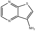 噻吩[2,3并]吡嗪-7-氨, 59944-75-1, 结构式