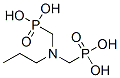 プロピルイミノビスメチレンビス(ホスホン酸) 化学構造式
