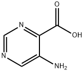 5-氨基嘧啶-4-羧酸 结构式