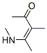 3-Penten-2-one, 3-methyl-4-(methylamino)-, (Z)- (9CI) Struktur