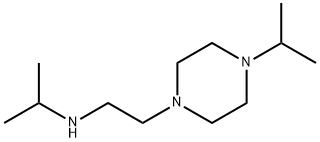 1-(2-ジイソプロピルアミノエチル)ピペラジン 化学構造式
