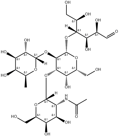 血型A型四糖VI型, 59957-92-5, 结构式