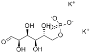 D-グルコース-6-りん酸 二カリウム 水和物 化学構造式