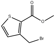 3-溴甲基噻吩-2-羧酸甲酯, 59961-15-8, 结构式
