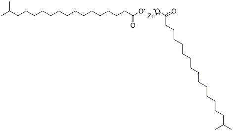 zinc isooctadecanoate Structure